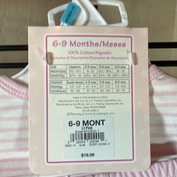 NWT Bright Future 4 Pc Pant & Onsie Set 2 Short Sleeve Tops, 1 Pair Pants, 1 Bib - Picture 4 of 6